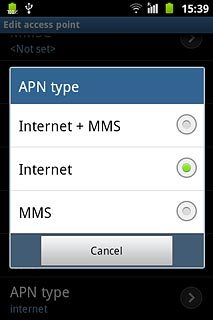 Press Internet.