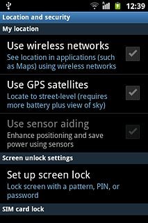 Press Set up screen lock.