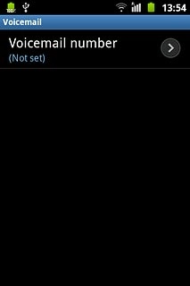 Press Voicemail number.