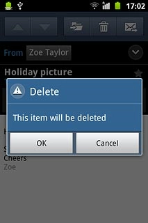Press OK to confirm.