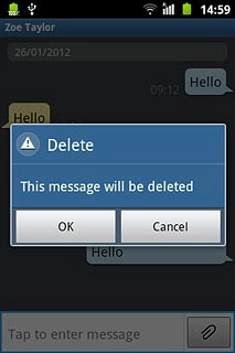 Press OK to confirm.
