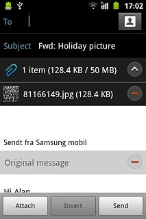 Press To.Key in the first letters of the required contact.Matching contacts are displayed.