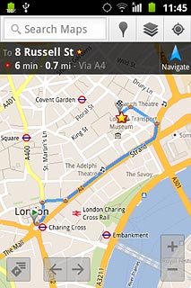 To get directions:Press the directions icon.