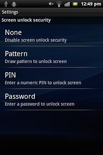 Key in the phone lock code.Press Pattern, PIN or Password.Follow the instructions on the display to change the phone lock code.