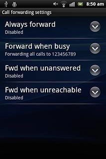 Forward when busy