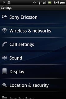 Press Call settings.