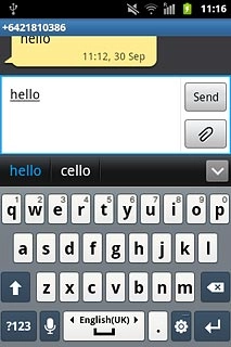 Press Send.