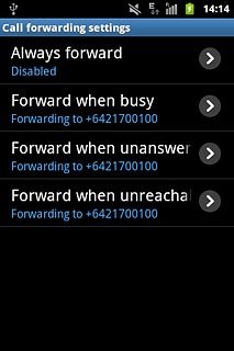 Forward when unanswer