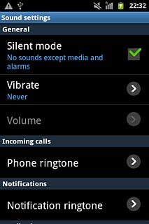 Press Vibrate.