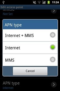 Press Internet.
