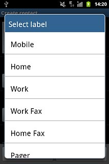 Press the required number type.