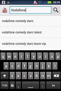 Key in the required search word and press the search icon.