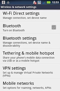 Press Mobile networks.