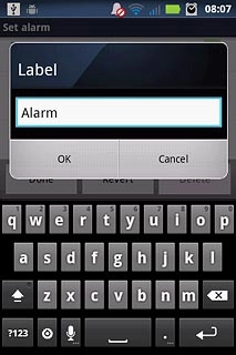 Key in the required name and press OK.