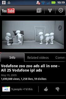 Start playing the required video clip, see above.Press the add icon.