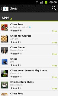 Press the required app.
