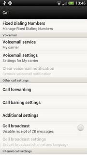 Press Fixed Dialing Numbers.