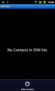 Press Add contact.Key in the required name.