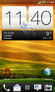 The signal strength icon shows the strength of the network signal at your location. The more lines, the stronger the signal.