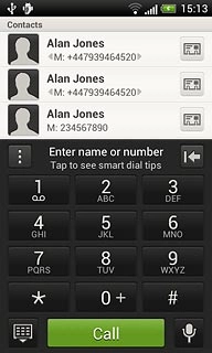 Press and hold 1 to call voicemail.