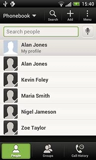 You can add more information to the contact. The following steps show two examples.Press the required contact.Choose one of the following options:Assign picture, go to 7a.Assign ring tone, go to 7b.