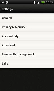 Press Privacy & security.