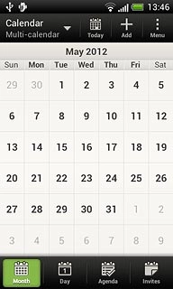 Press one of the following options:Month