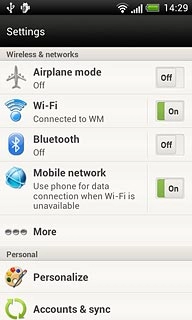 Press Bluetooth.