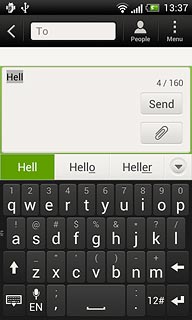 Press arrow down to see more words.