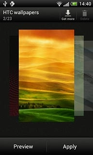 Press the required background image.