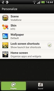 Press Home screen.