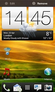 Drag the shortcut to Remove.