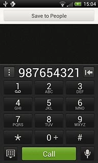 Key in the required number and press Call.