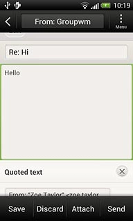 Press Send.