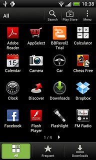 Press the app you've just downloaded.Follow the instructions on the display to use the app.