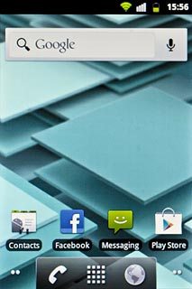 Press the menu icon.