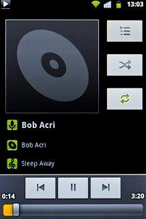 Press the repeat icon the necessary number of times to select the required setting.
