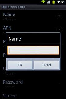 Key in Vodafone Mail and press OK.