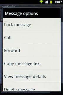 Press Forward.Key in the first letters of the required contact.Matching contacts are displayed.