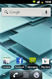 Press the menu icon.