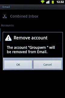 Press OK to confirm.