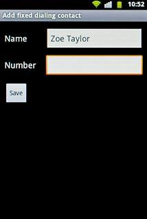 Press the field next to Number and key in the required number.
