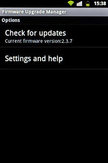 Press Check for updates.If a new software version is available, it's displayed.Follow the instructions on the display to update your phone's software.