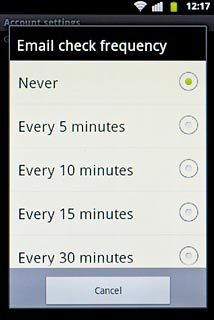 Press Never or the required setting.