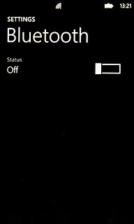 Press the indicator next to Status to turn on Bluetooth.