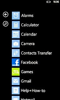 Press and hold the menu item until a pop-up menu is displayed.