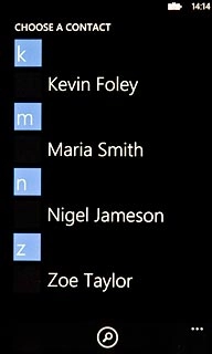Press the required contacts to merge the contacts.