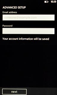 Press the field below Password and key in the password for the server.
