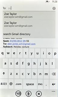 Press the required contact.