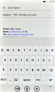Press the send icon.